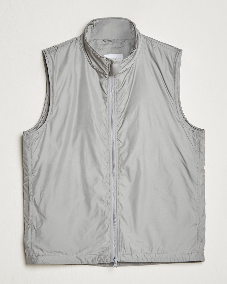 Uomini | Gilet | Aspesi | Vernes Nylon Gilet Grey