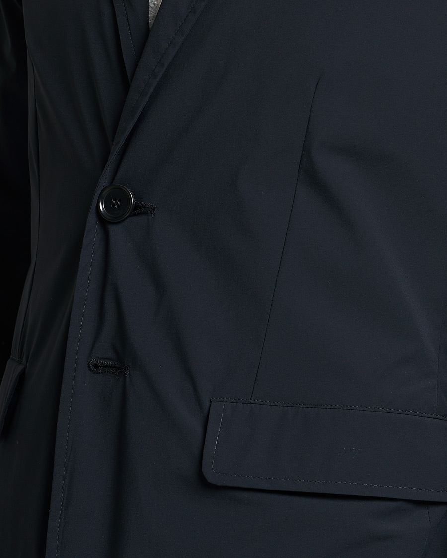 Uomini | Blazers | Aspesi | Stretch Nylon Blazer Navy