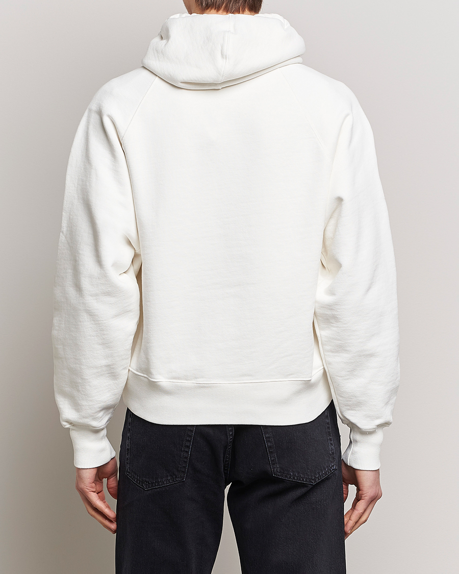 Uomini | Maglieria | AMI | Big Heart Logo Hoodie Natural White