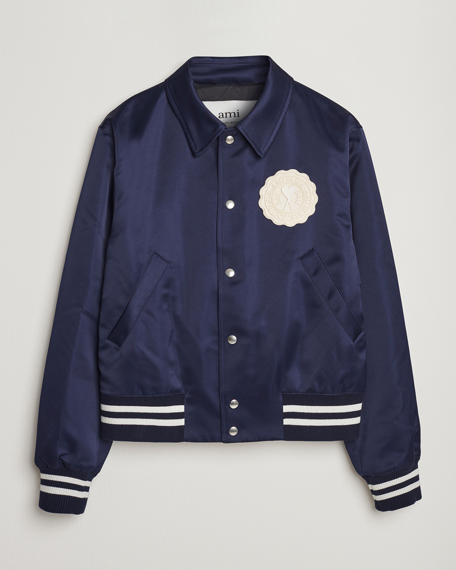 Uomini | Giacche | AMI | Teddy Jacket Navy