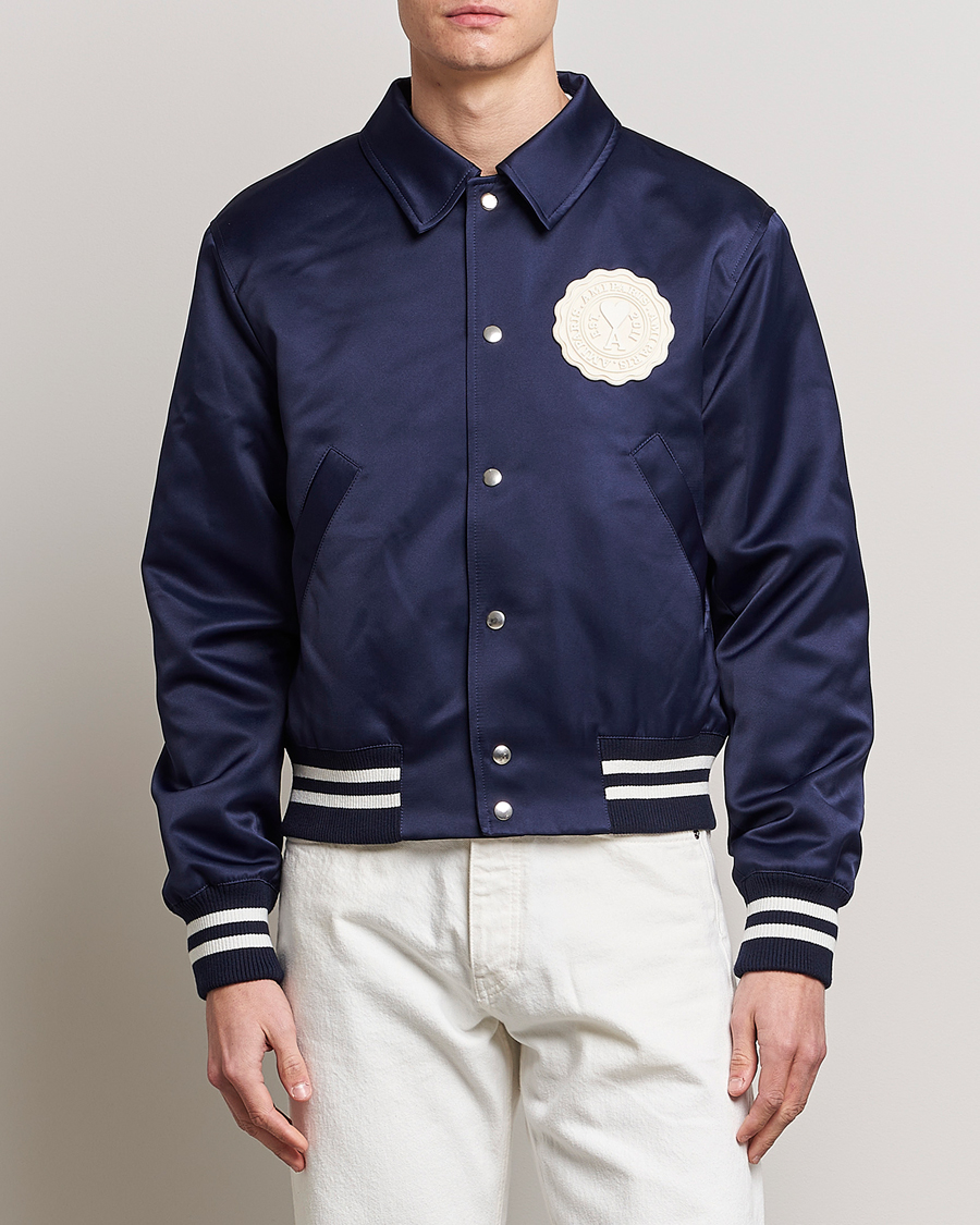 Uomini | Giacche | AMI | Teddy Jacket Navy