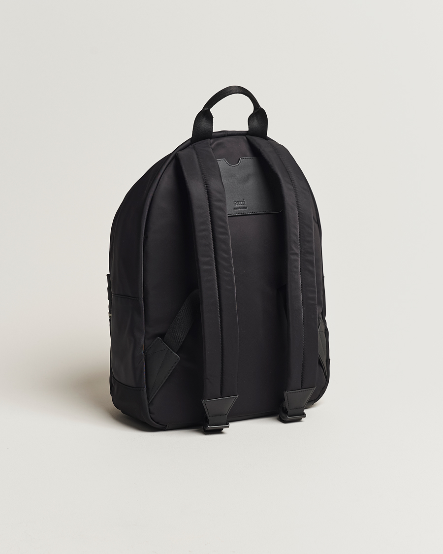 Uomini | AMI Heart Logo Backpack Black | AMI | Heart Logo Backpack Black