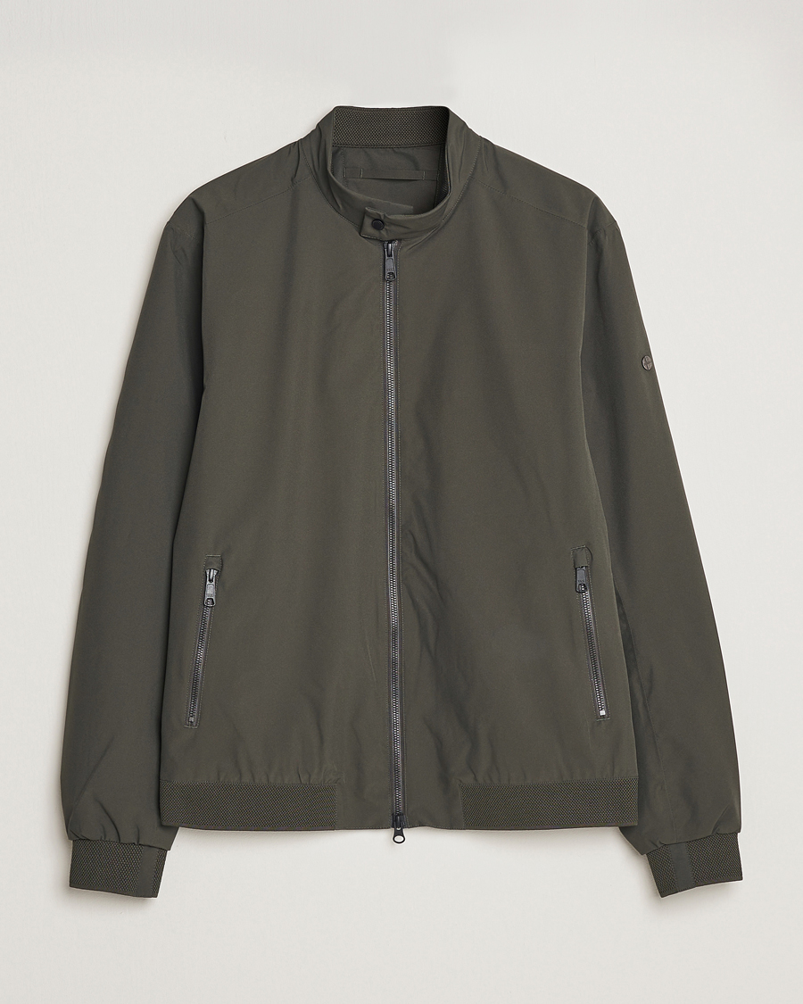 Uomini | Giacche | Scandinavian Edition | Plain Waterproof Jacket Dark Olive