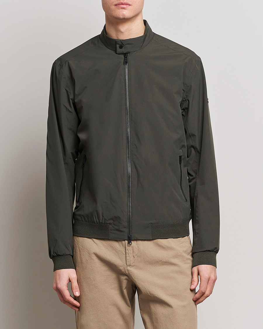 Uomini | Giacche | Scandinavian Edition | Plain Waterproof Jacket Dark Olive