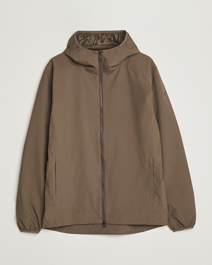 Uomini | Giacche | Scandinavian Edition | Hood Waterproof Jacket Major Brown