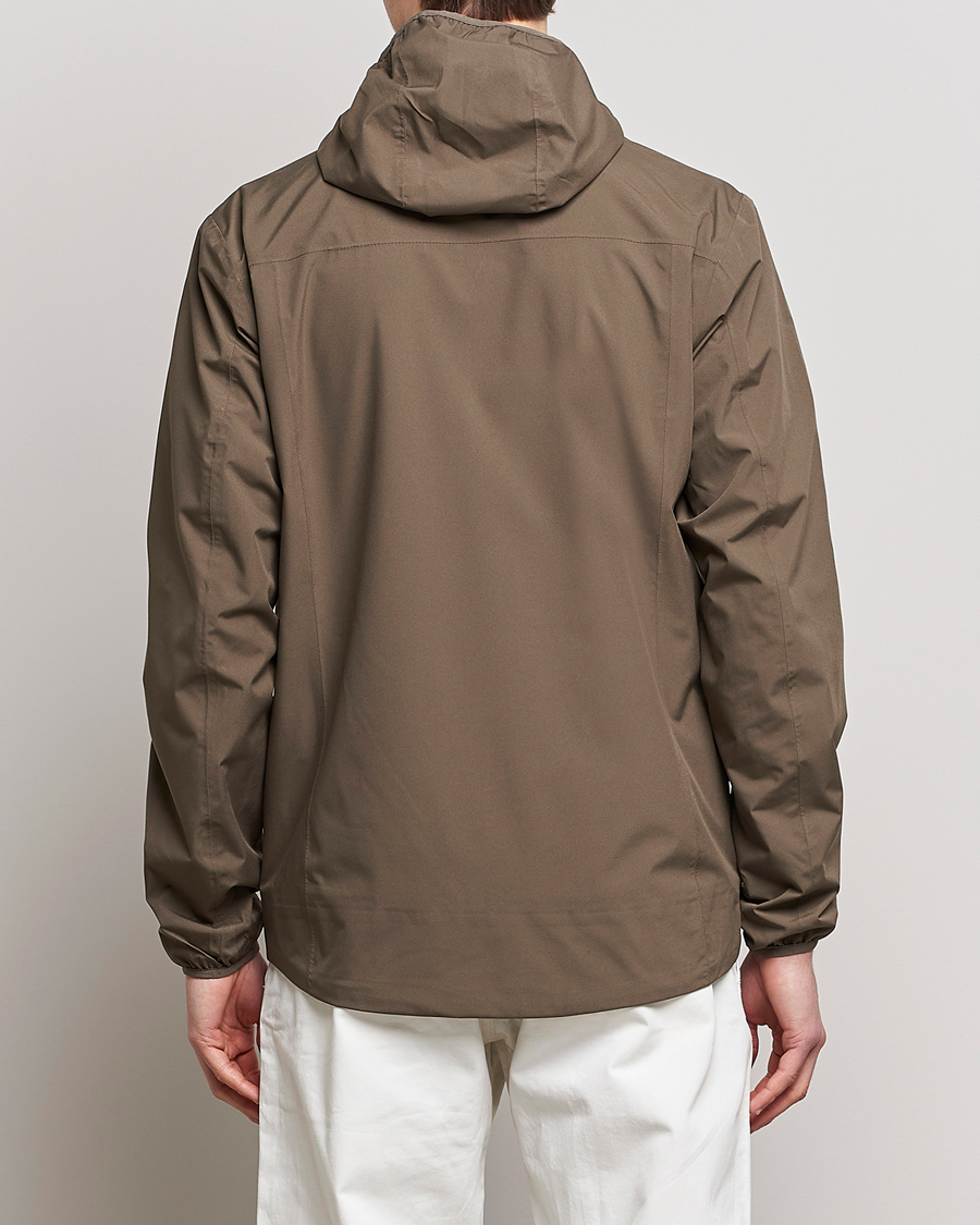 Uomini | Giacche | Scandinavian Edition | Hood Waterproof Jacket Major Brown