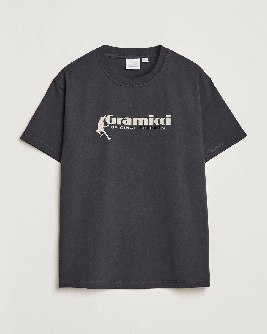 Uomini | T-shirt | Gramicci | Organic Cotton Dancing Man T-Shirt Vintage Black