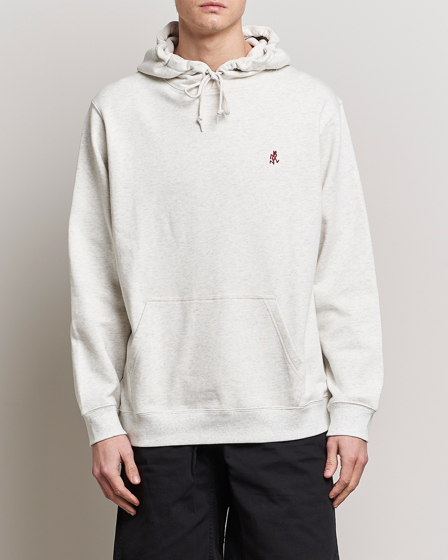 Uomini | Maglieria | Gramicci | One Point Hooded Sweatshirt Ash Heather