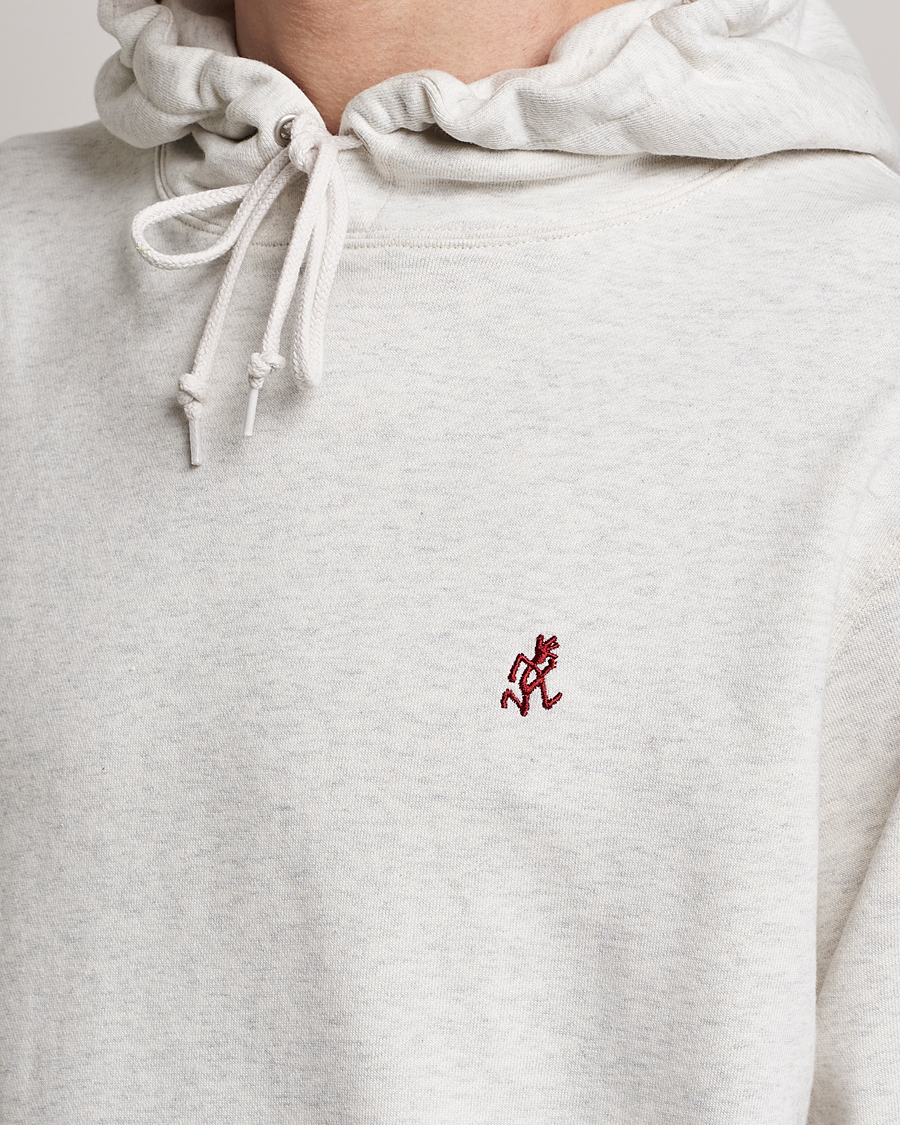 Uomini | Maglieria | Gramicci | One Point Hooded Sweatshirt Ash Heather