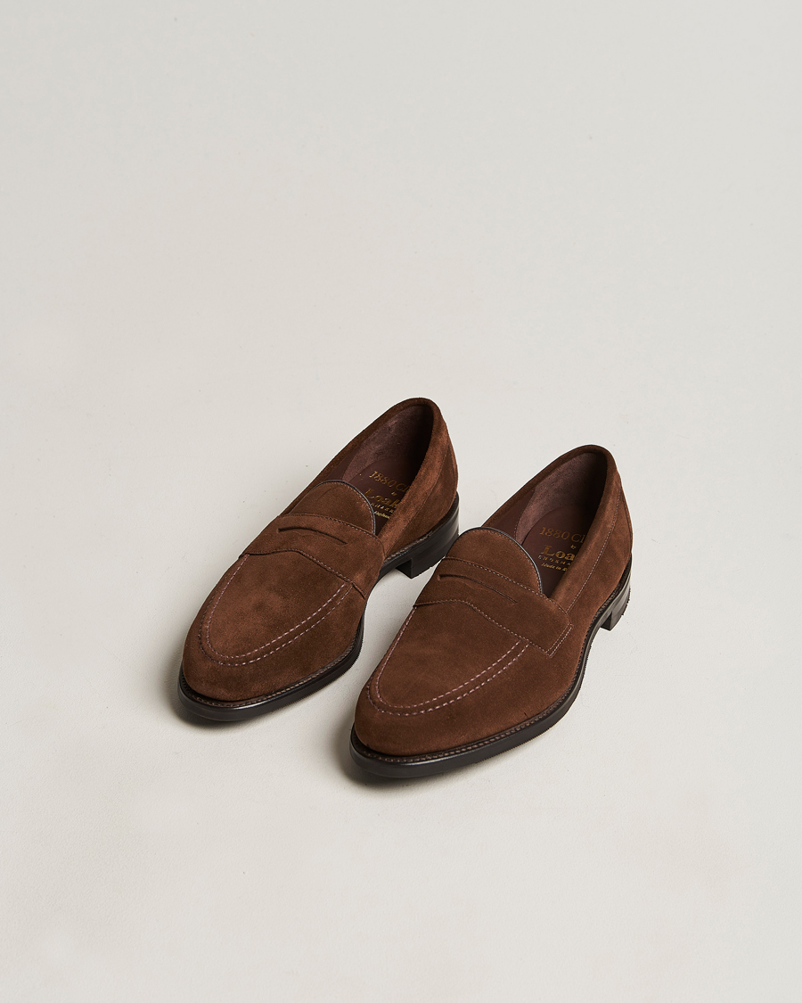 Uomini | Loake 1880 Grant Shadow Sole Brown Suede | Loake 1880 | Grant Shadow Sole Brown Suede
