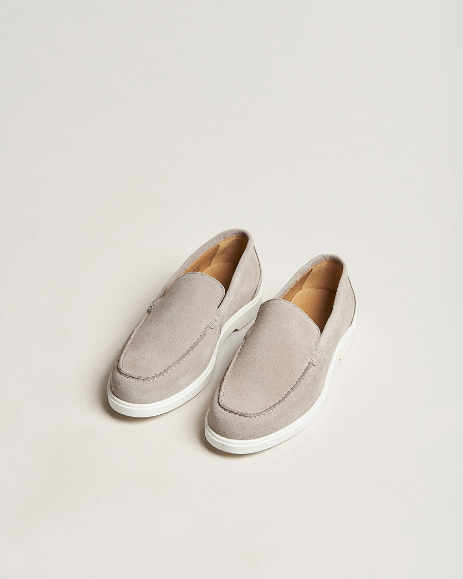 Uomini | Mocassini | Loake Shoemakers | Tuscany Suede Loafer Stone