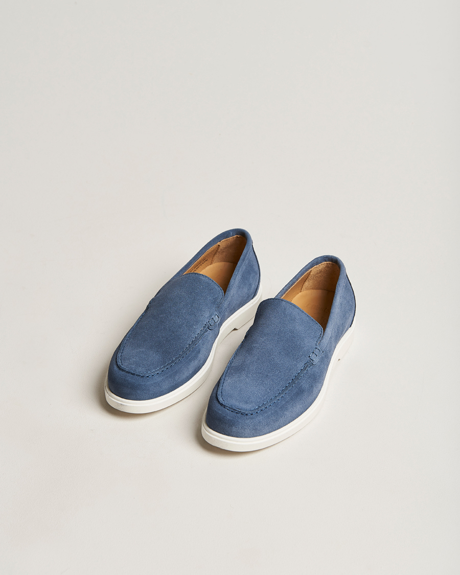 Uomini | Mocassini | Loake Shoemakers | Tuscany Suede Loafer Denim