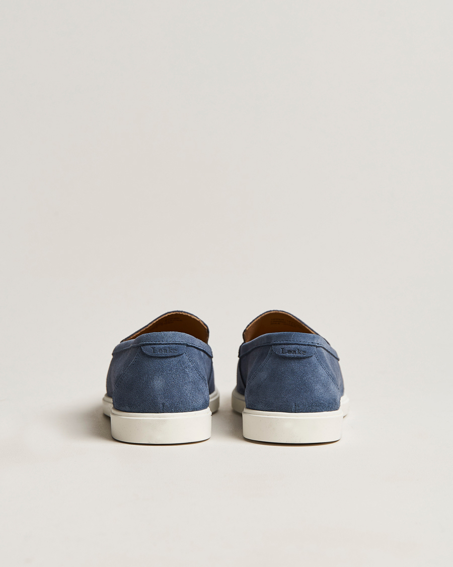 Uomini | Mocassini | Loake Shoemakers | Tuscany Suede Loafer Denim