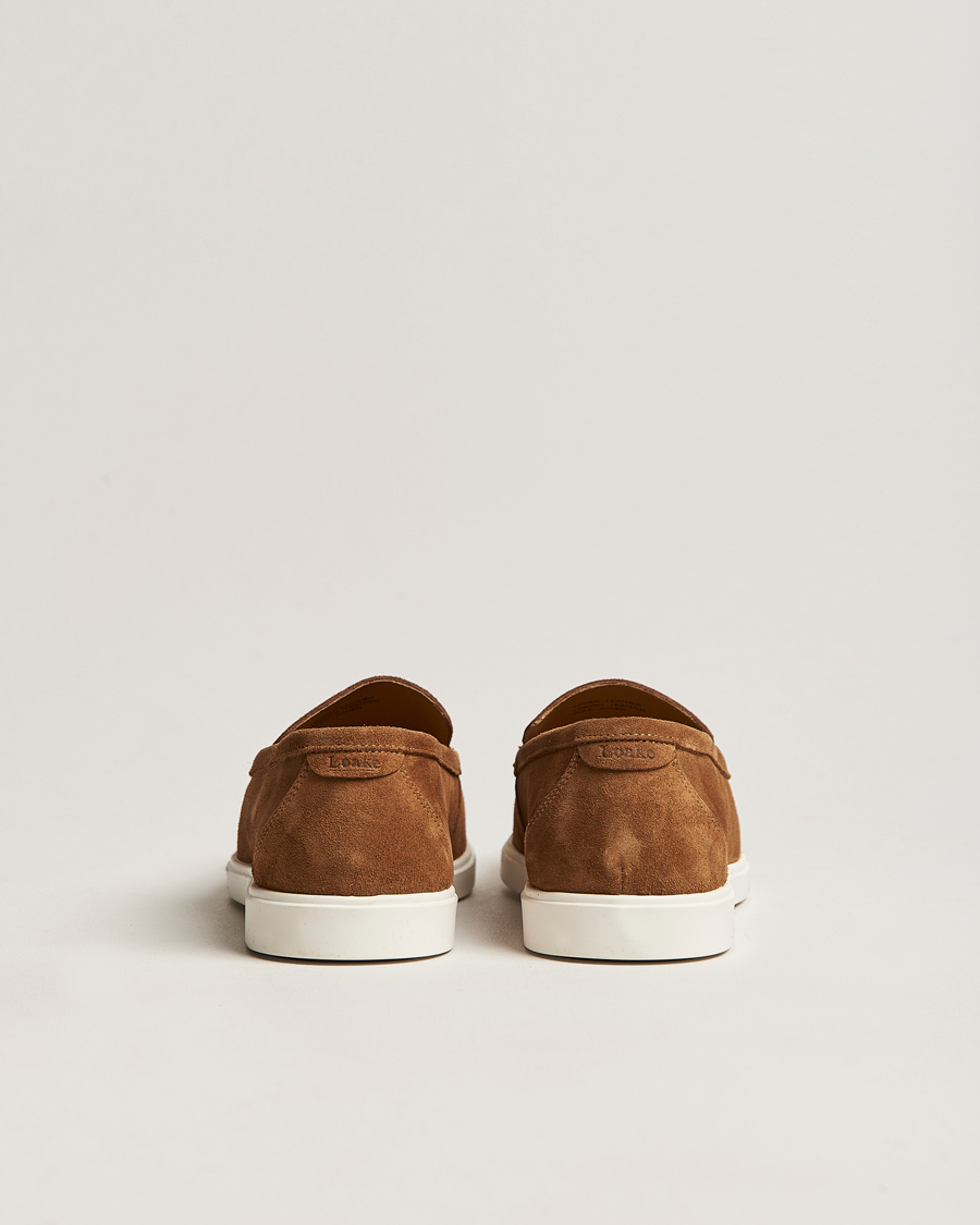 Uomini | Mocassini | Loake Shoemakers | Tuscany Suede Loafer Chestnut
