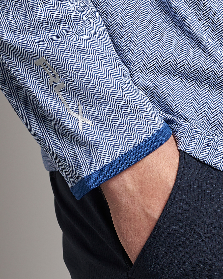 Uomini | Maglieria | RLX Ralph Lauren | Luxury Jersey Half Zip Royal Blue