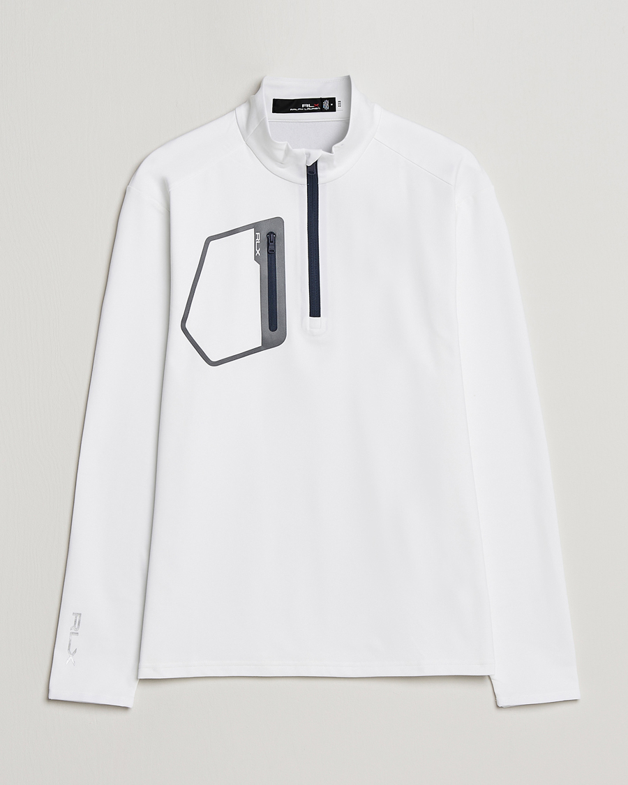 Uomini | Maglieria | RLX Ralph Lauren | Jersey Half Zip Ceramic White