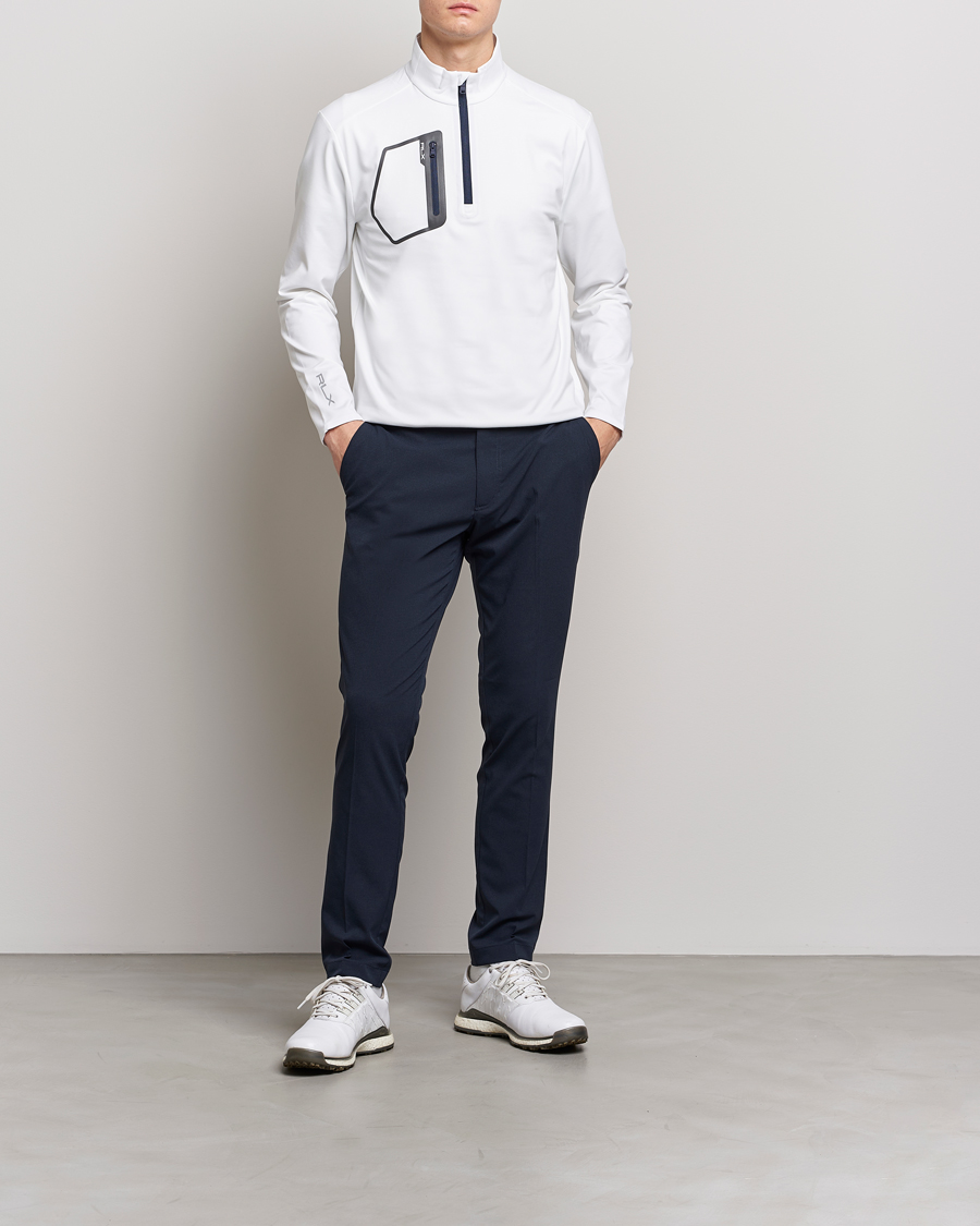 Uomini | Maglieria | RLX Ralph Lauren | Jersey Half Zip Ceramic White