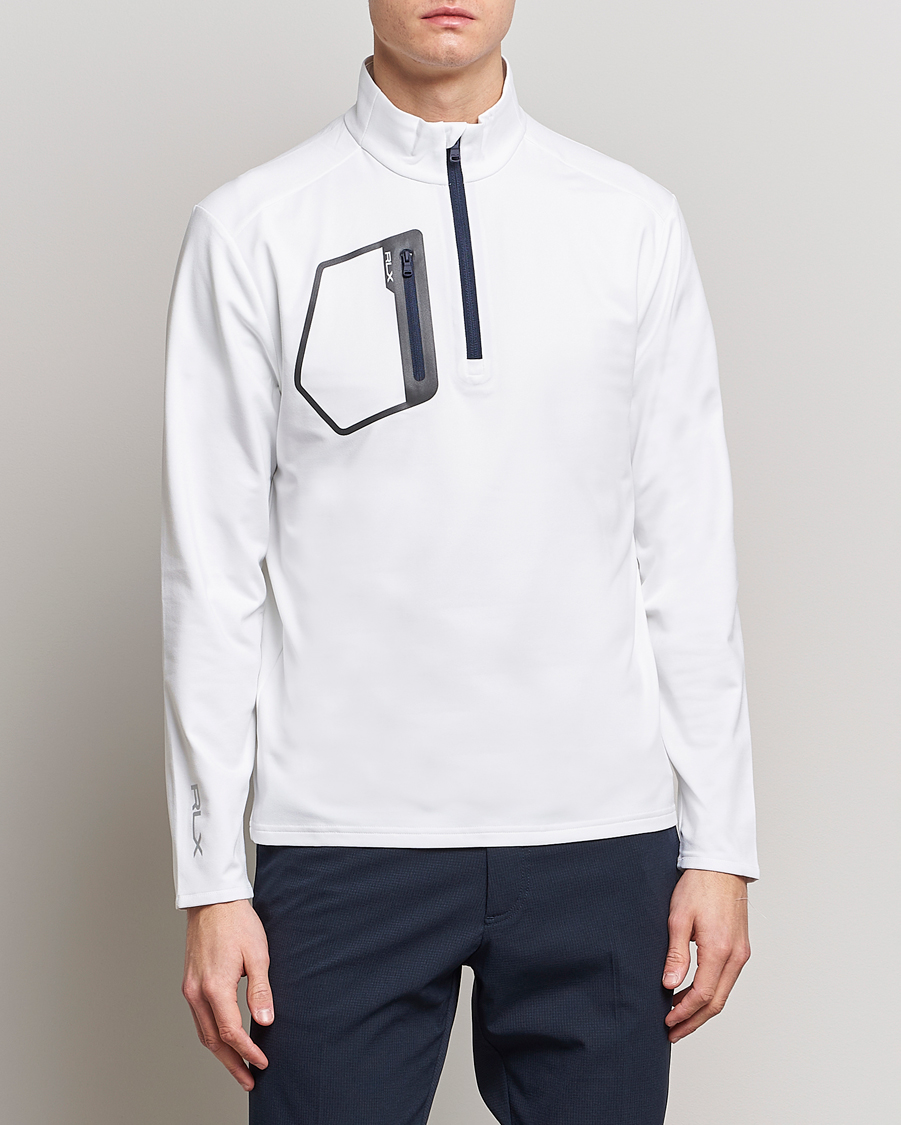 Uomini | Maglieria | RLX Ralph Lauren | Jersey Half Zip Ceramic White