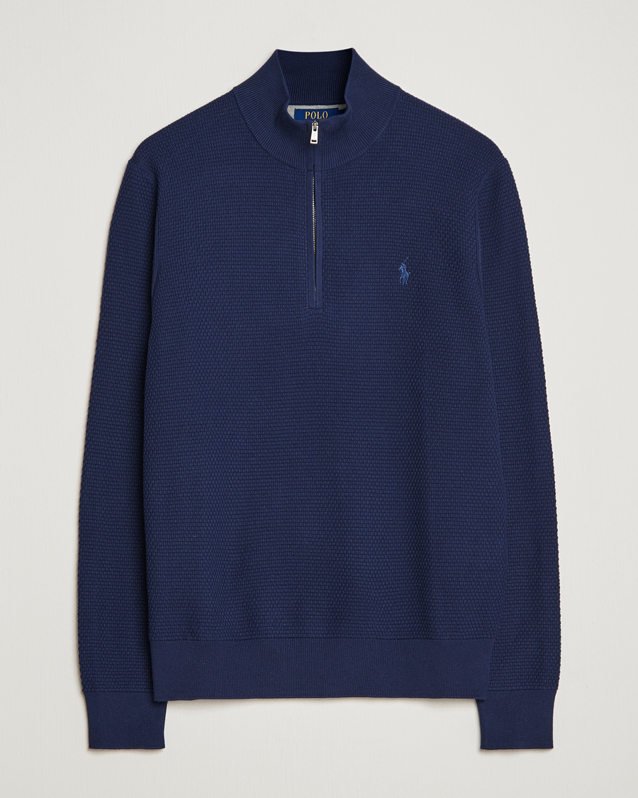 Uomini | Maglieria | Polo Ralph Lauren Golf | Cotton Jersey Half Zip Refined Navy