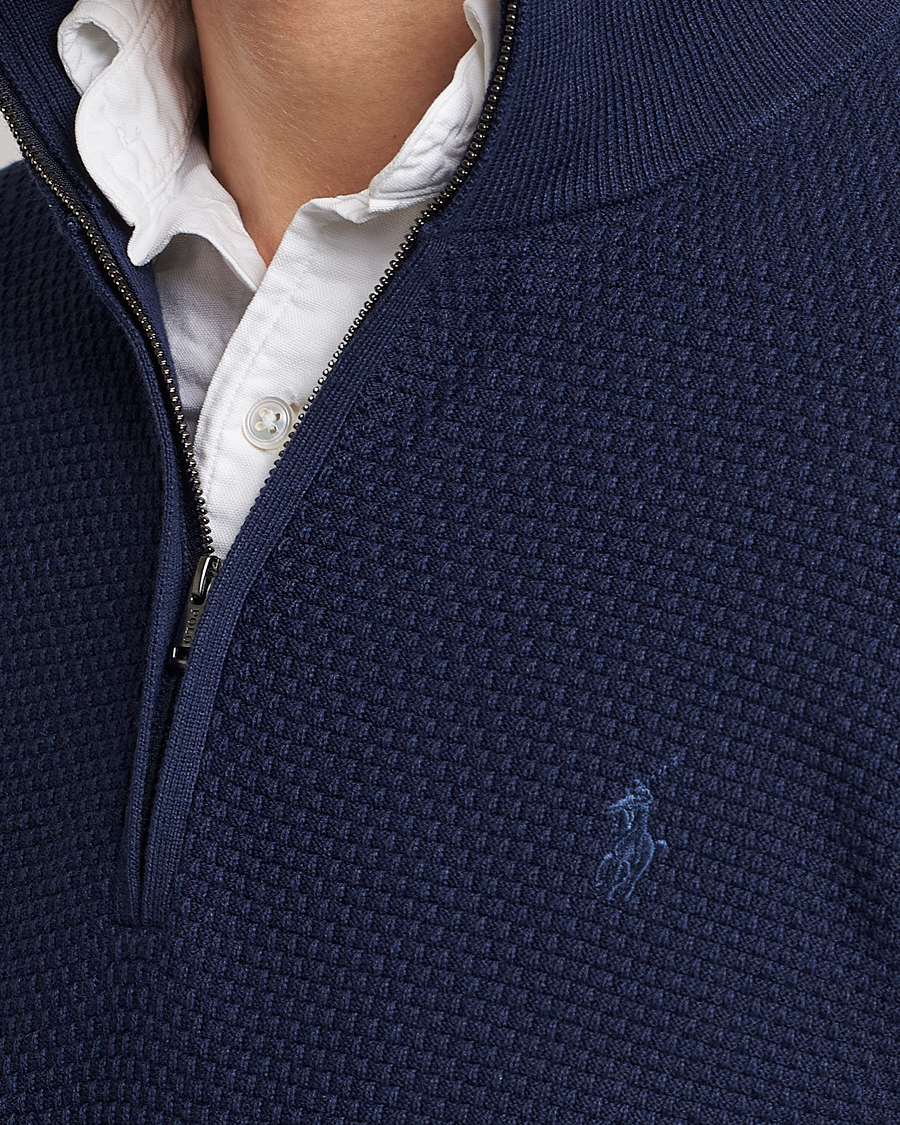 Uomini | Maglieria | Polo Ralph Lauren Golf | Cotton Jersey Half Zip Refined Navy