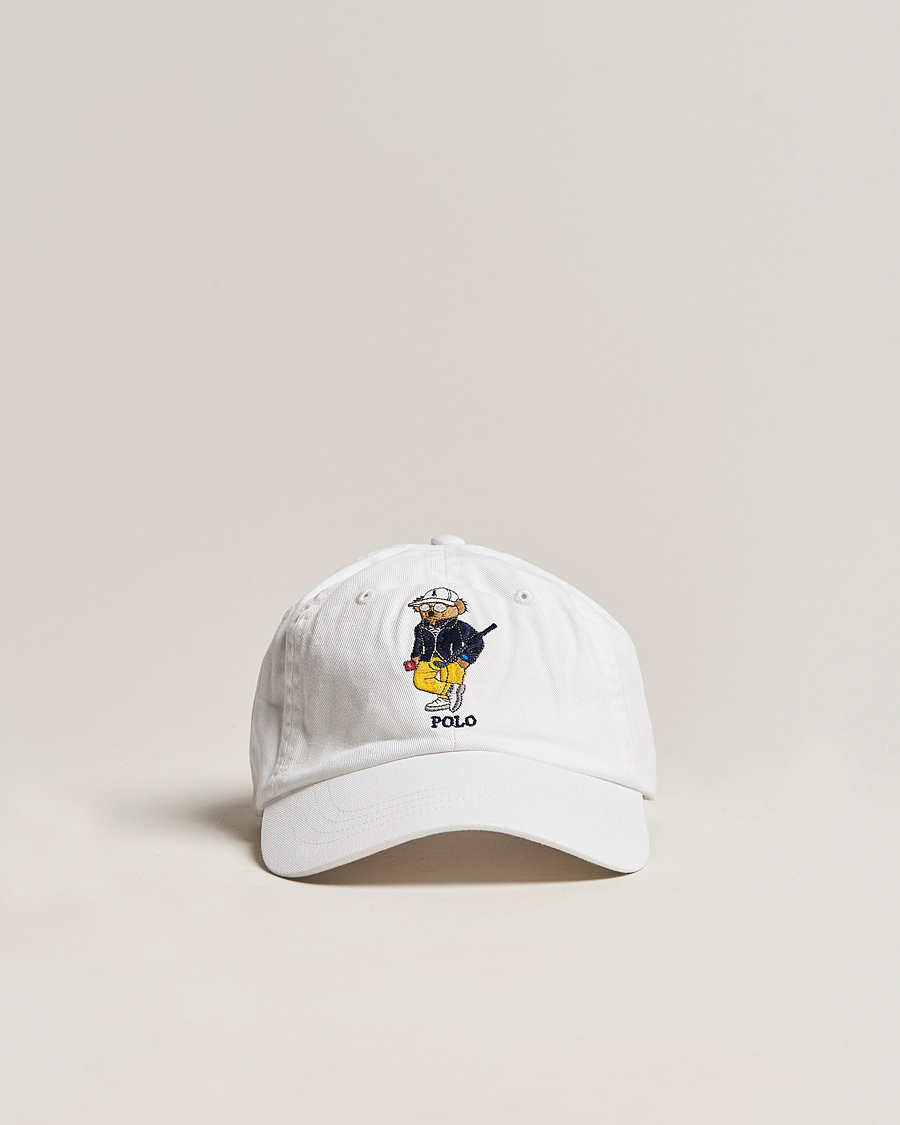 Uomini | Bear Golf Cap Ceramic White | Polo Ralph Lauren Golf | Bear Golf Cap Ceramic White