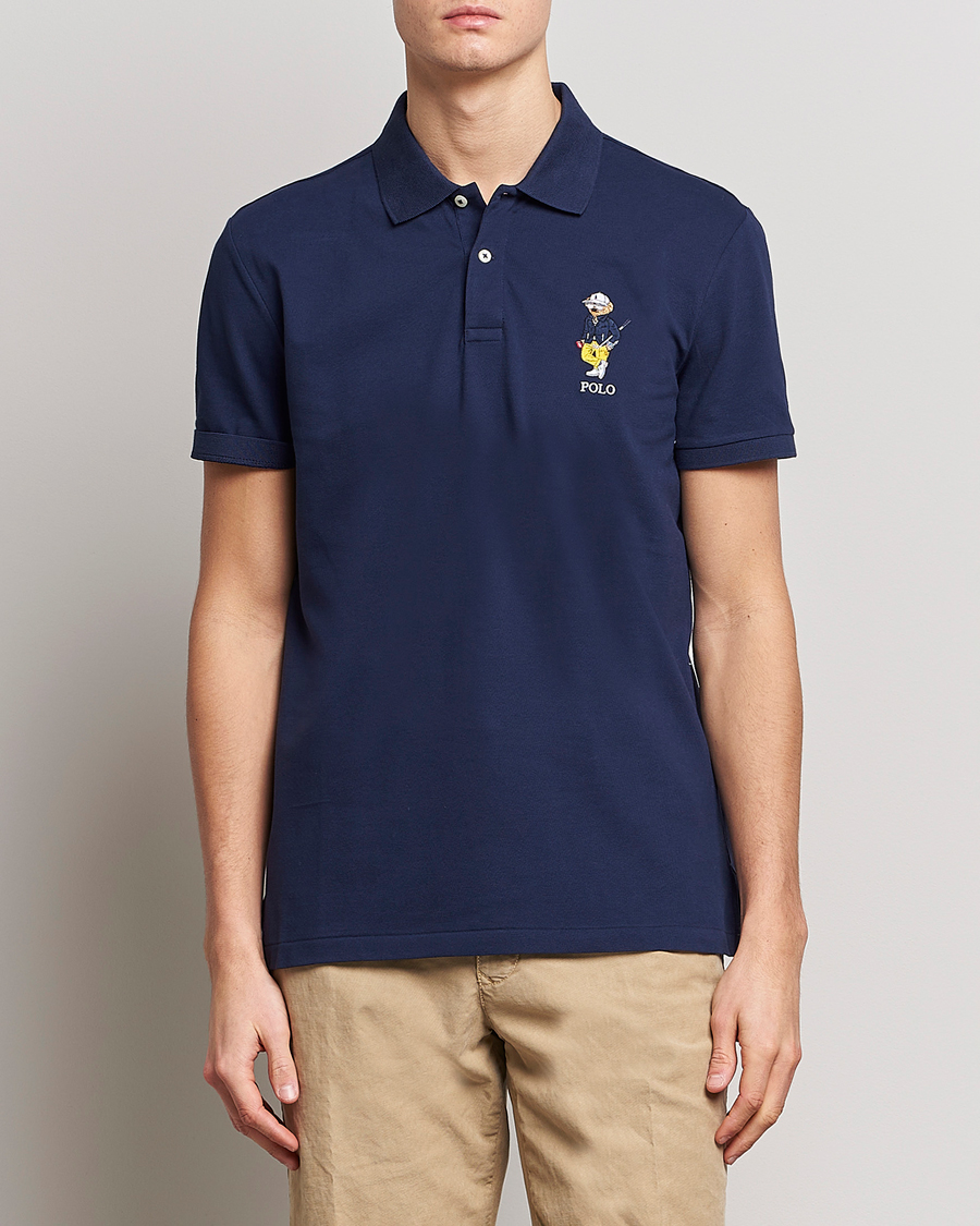 Uomini | Polo | Polo Ralph Lauren Golf | Performance Bear Stretch Polo Refined Navy