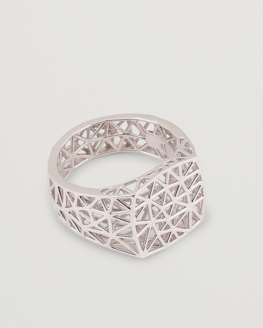 Uomini | Tom Wood Mesh Ring Silver | Tom Wood | Mesh Ring Silver