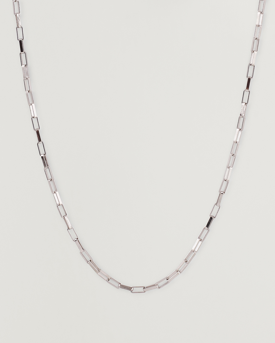 Uomini | Tom Wood Billie Chain Necklace Silver | Tom Wood | Billie Chain Necklace Silver