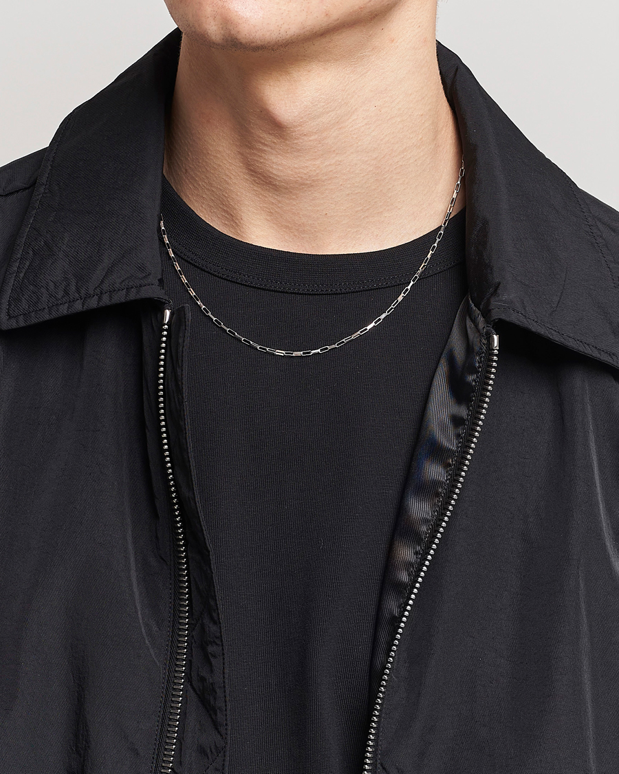 Uomini | Tom Wood Billie Chain Necklace Silver | Tom Wood | Billie Chain Necklace Silver
