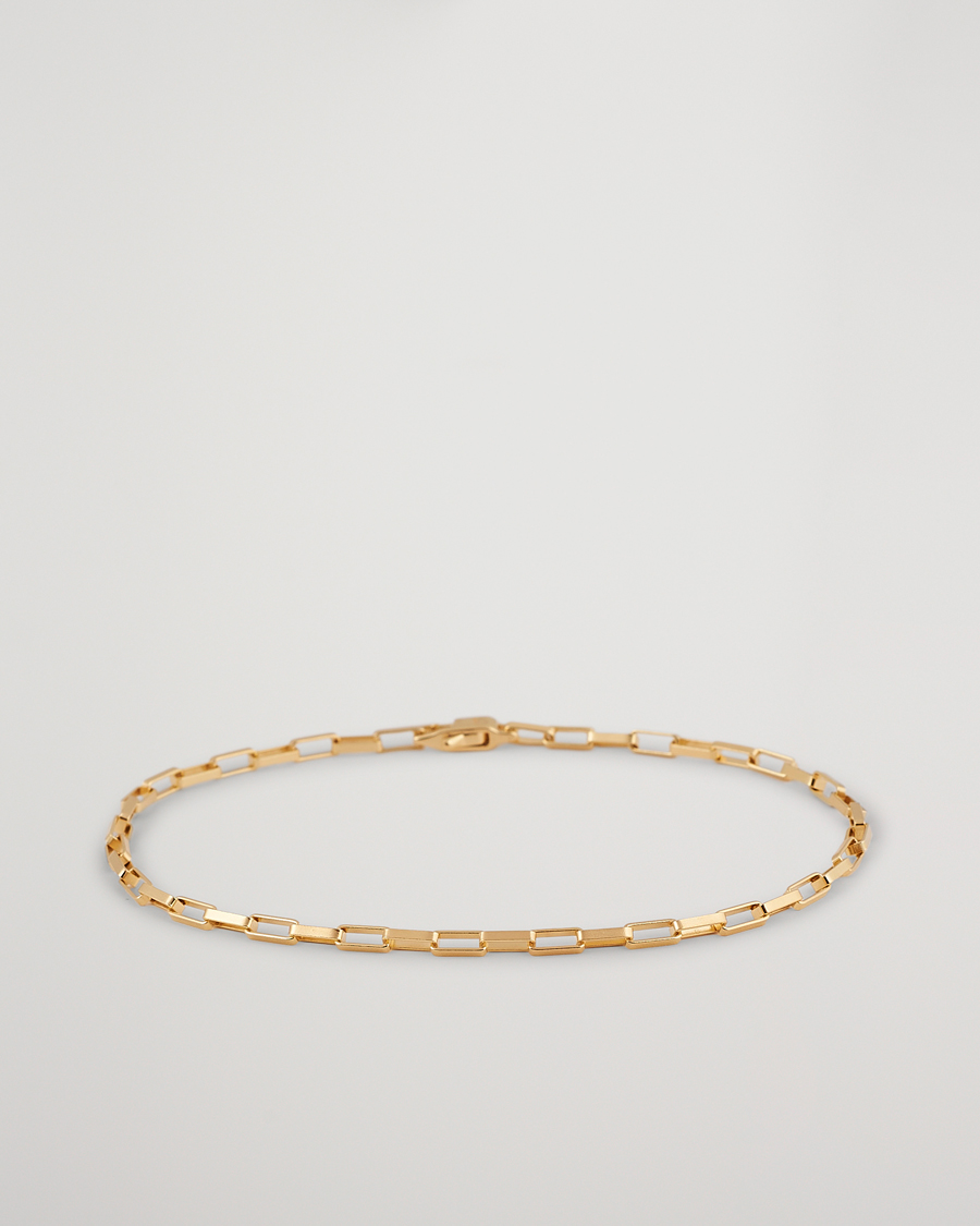 Uomini | Tom Wood Billie Bracelet Gold | Tom Wood | Billie Bracelet Gold