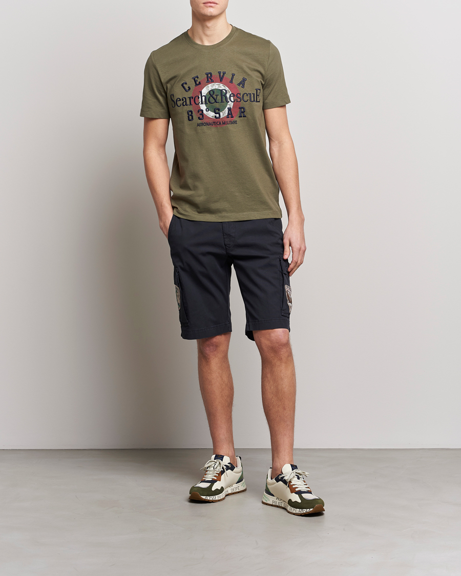 Uomini | Pantaloncini | Aeronautica Militare | Bermuda Tasconato Shorts Navy
