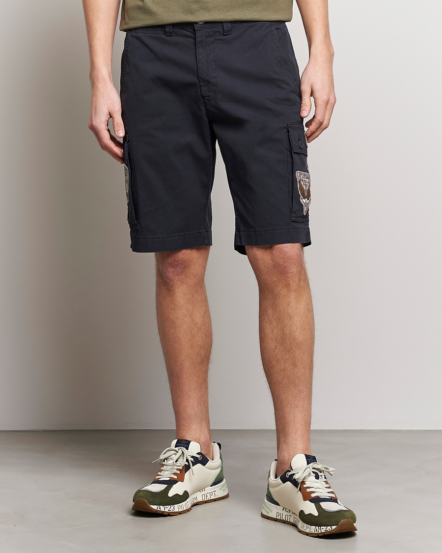 Uomini | Pantaloncini | Aeronautica Militare | Bermuda Tasconato Shorts Navy