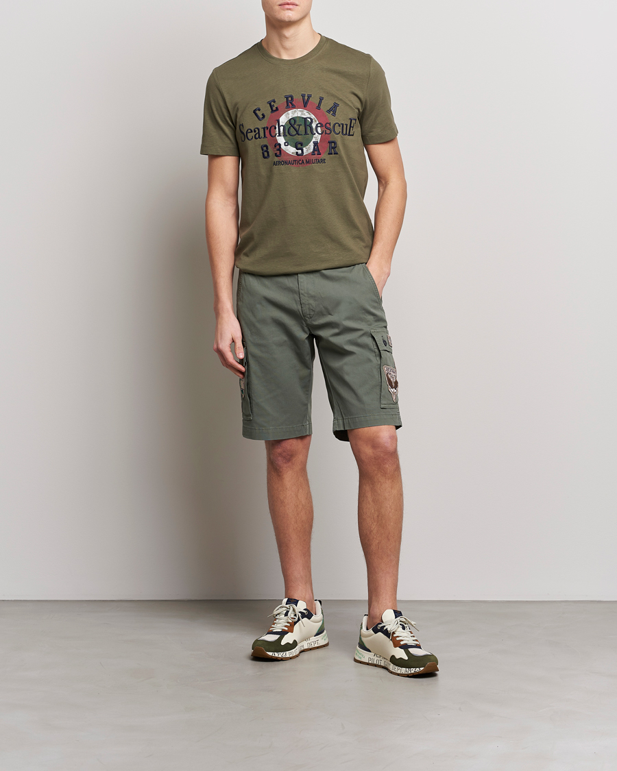 Uomini | Pantaloncini | Aeronautica Militare | Bermuda Tasconato Shorts Green