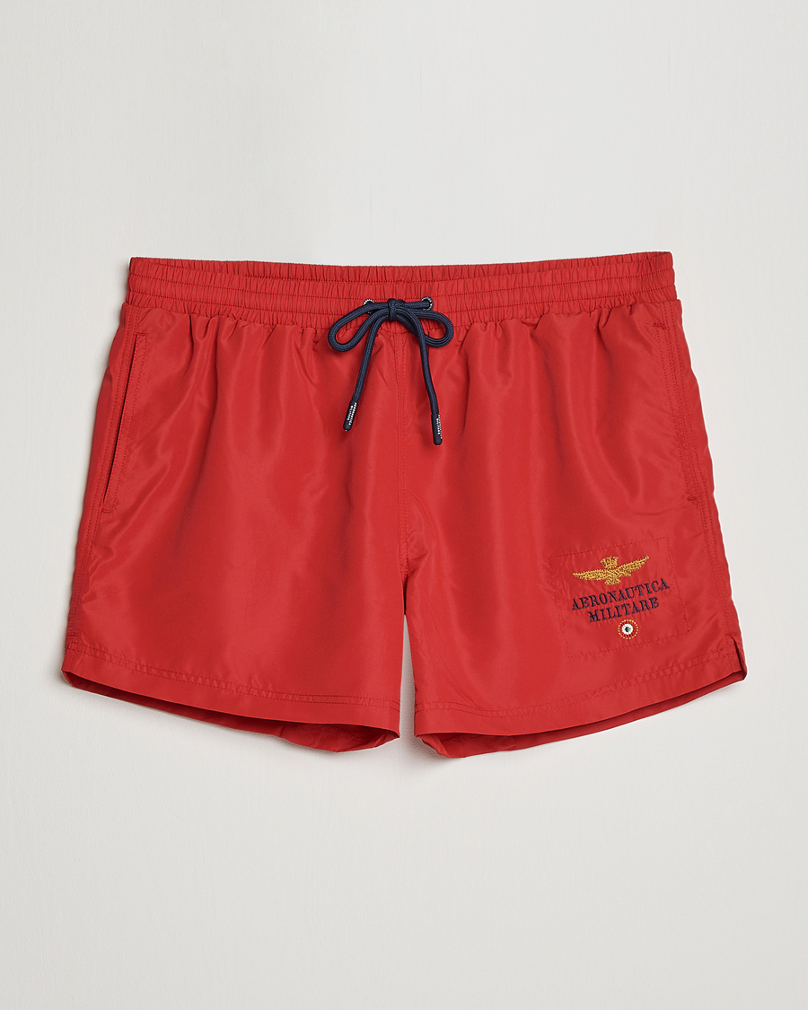 Uomini | Costumi da bagno | Aeronautica Militare | Costume Swim Shorts Red