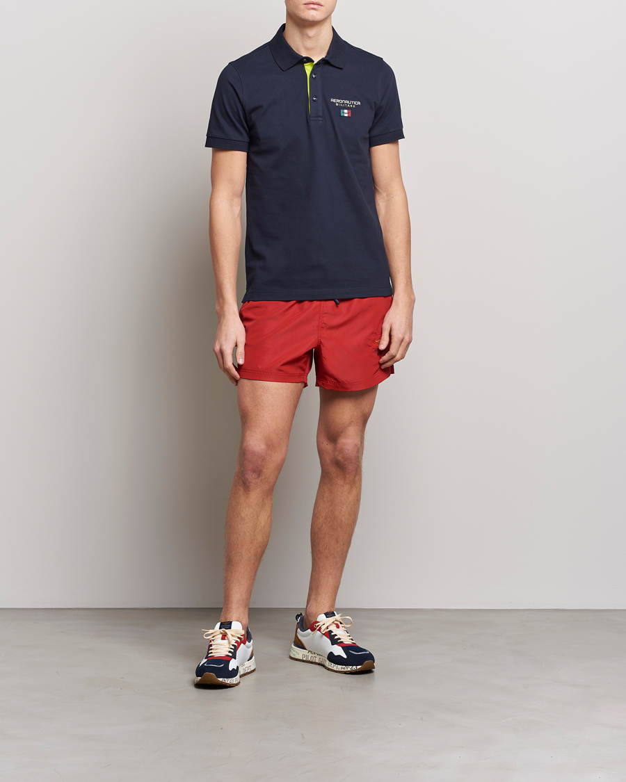 Uomini | Costumi da bagno | Aeronautica Militare | Costume Swim Shorts Red