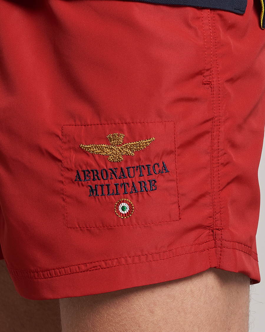 Uomini | Costumi da bagno | Aeronautica Militare | Costume Swim Shorts Red