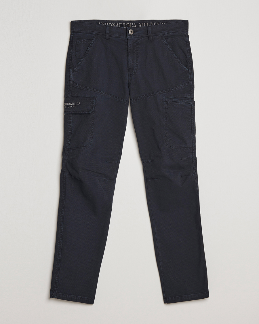 Uomini | Pantaloni | Aeronautica Militare | Stretch Cotton Pocket Pants Navy