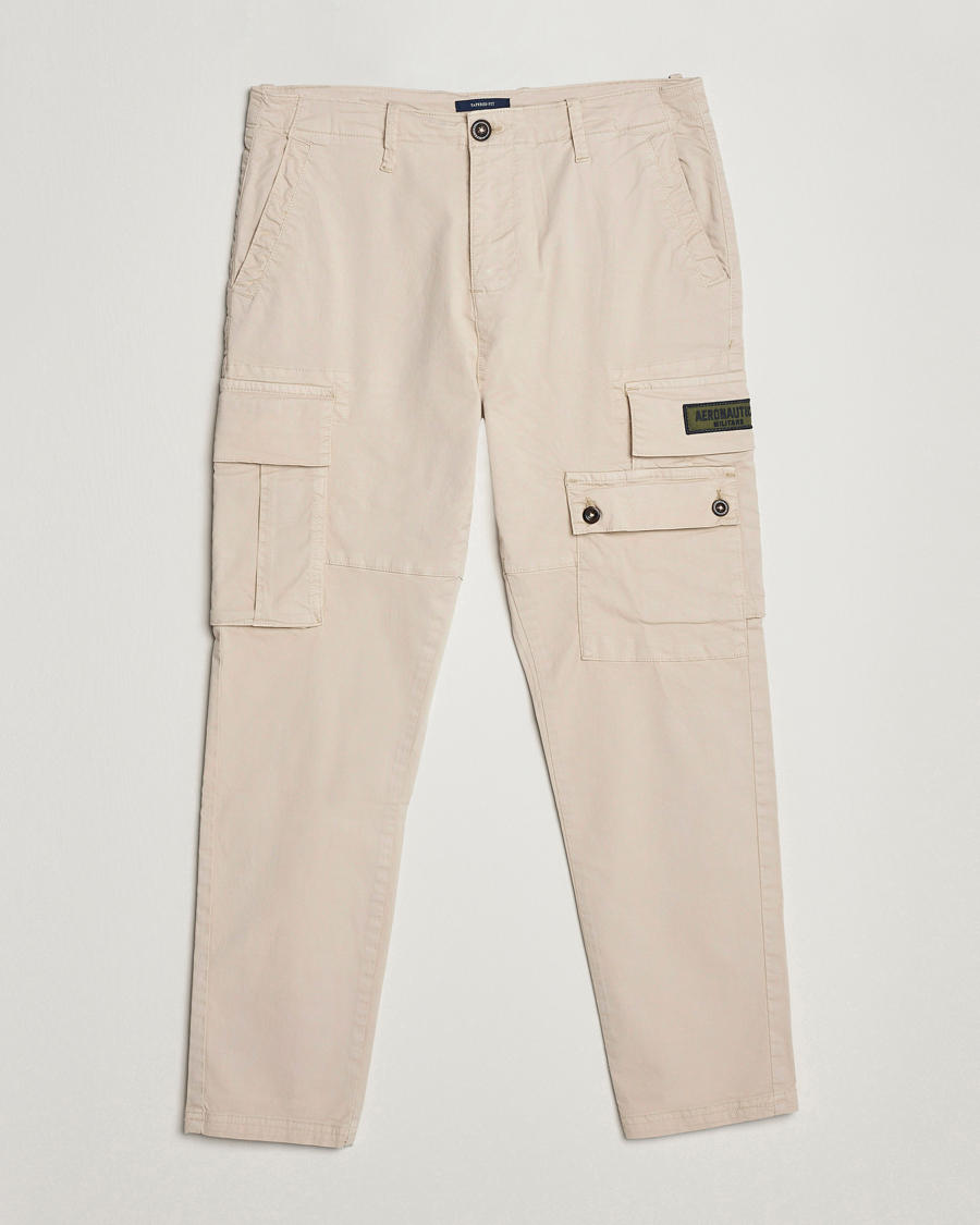 Uomini | Pantaloni | Aeronautica Militare | Soft Twill Pocket Pants Plaster