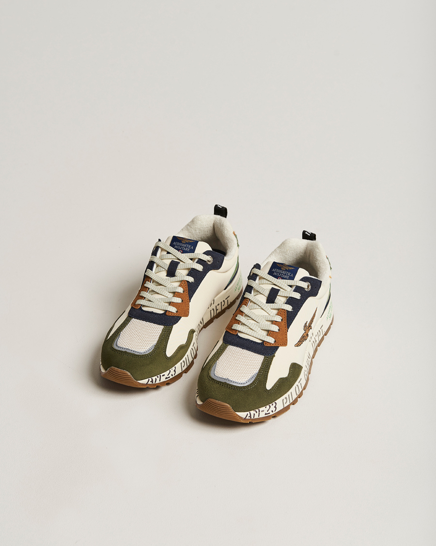 Uomini | Aeronautica Militare Running Sneakers Light Green | Aeronautica Militare | Running Sneakers Light Green