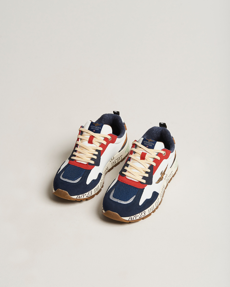 Uomini | Aeronautica Militare Running Sneakers Mustard | Aeronautica Militare | Running Sneakers Mustard