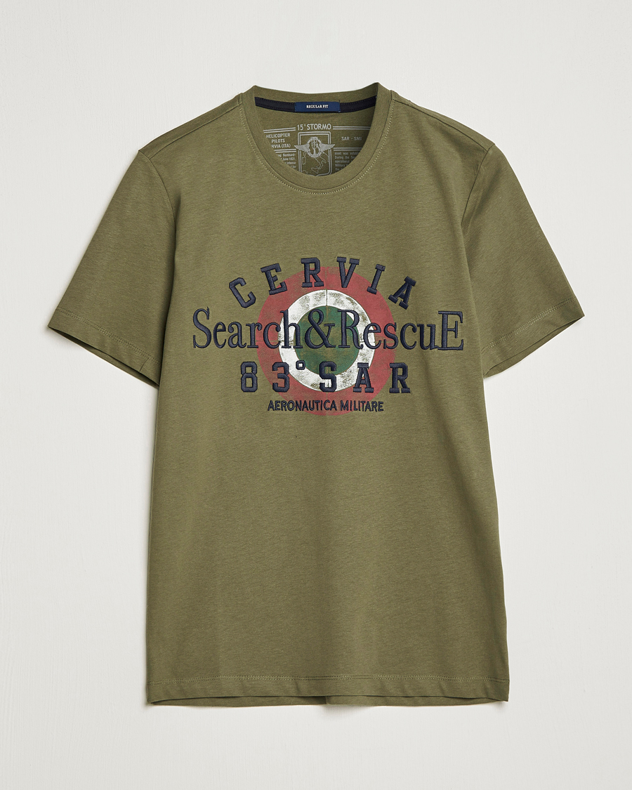 Uomini | T-shirt | Aeronautica Militare | Cotton T-Shirt Green