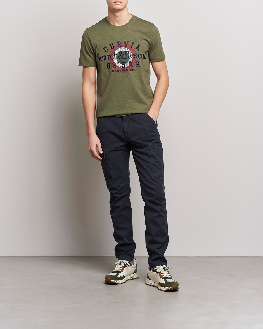 Uomini | T-shirt | Aeronautica Militare | Cotton T-Shirt Green