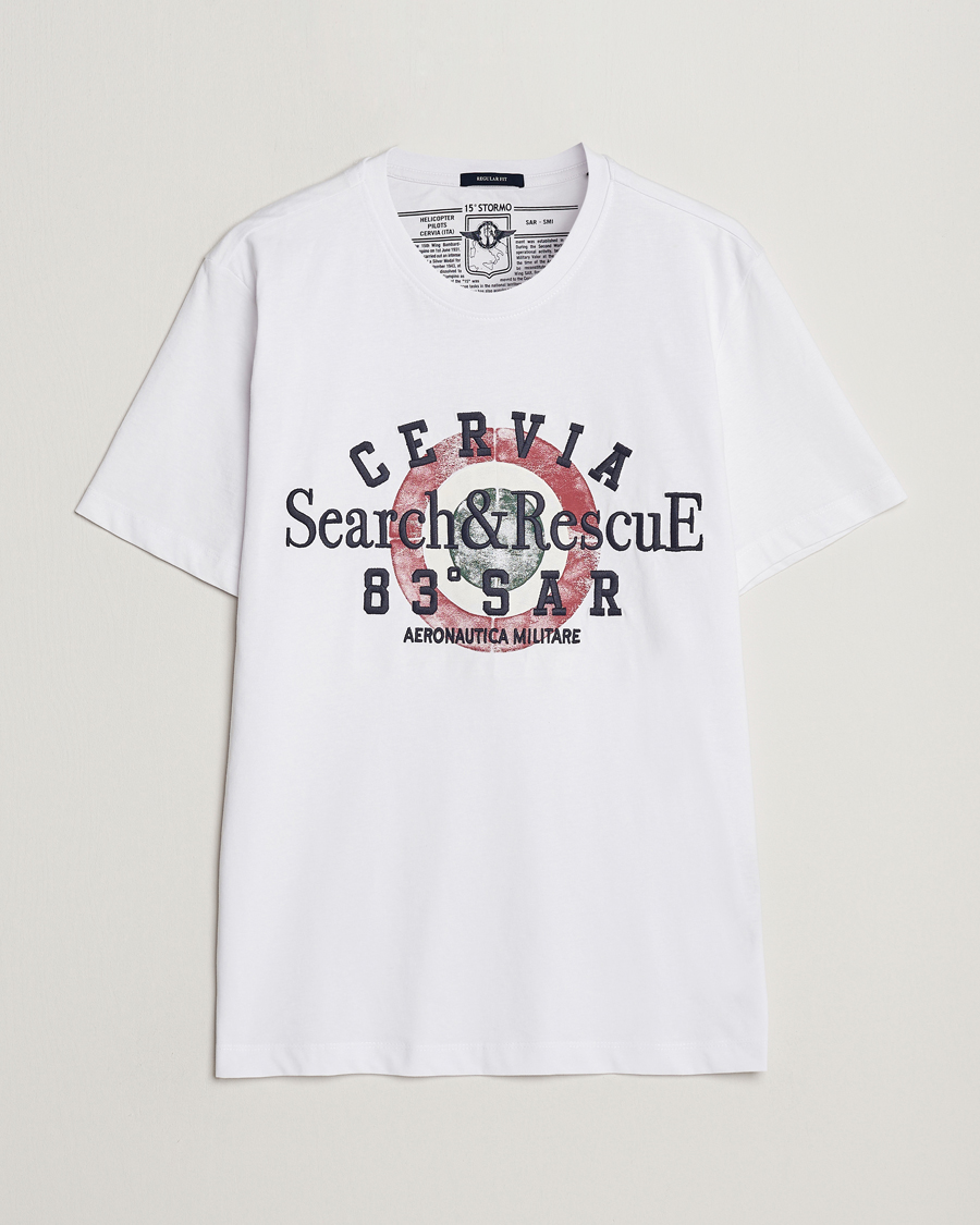 Uomini | T-shirt | Aeronautica Militare | Cotton T-Shirt Off White