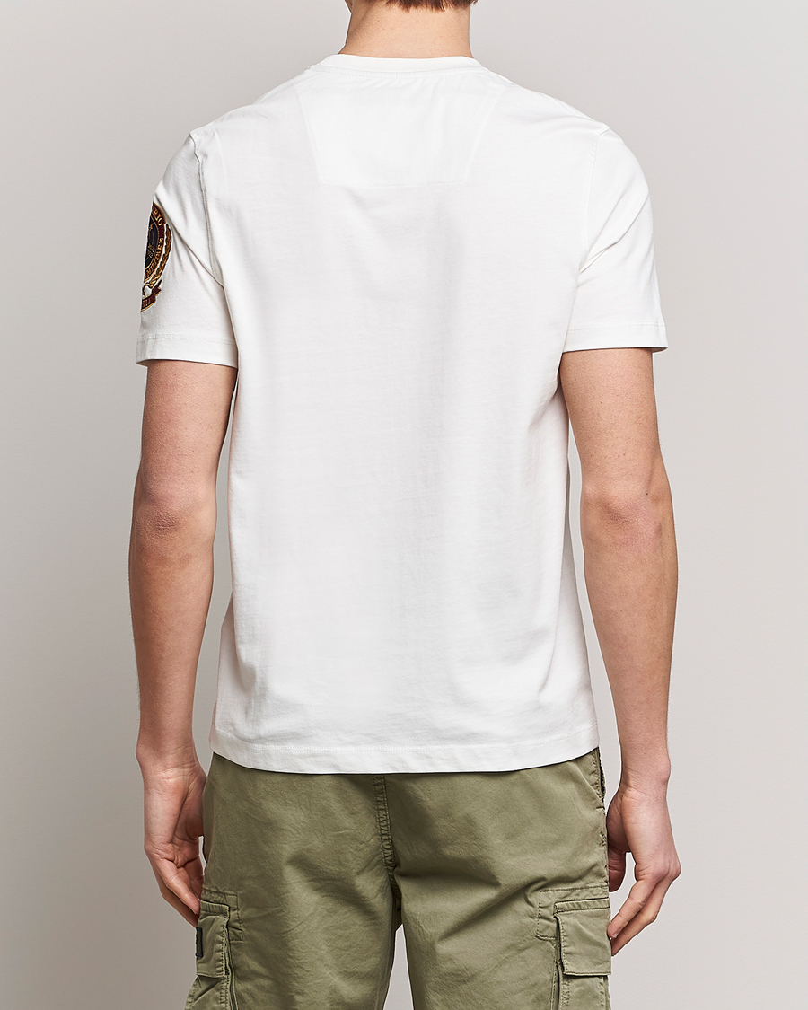 Uomini | T-shirt | Aeronautica Militare | Tape Cotton T-Shirt White Cream