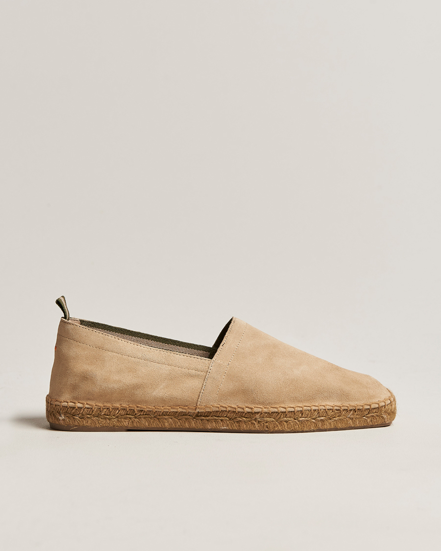 Uomini | Castañer Pablo Casual Suede Espadrilles Cream | Castañer | Pablo Casual Suede Espadrilles Cream