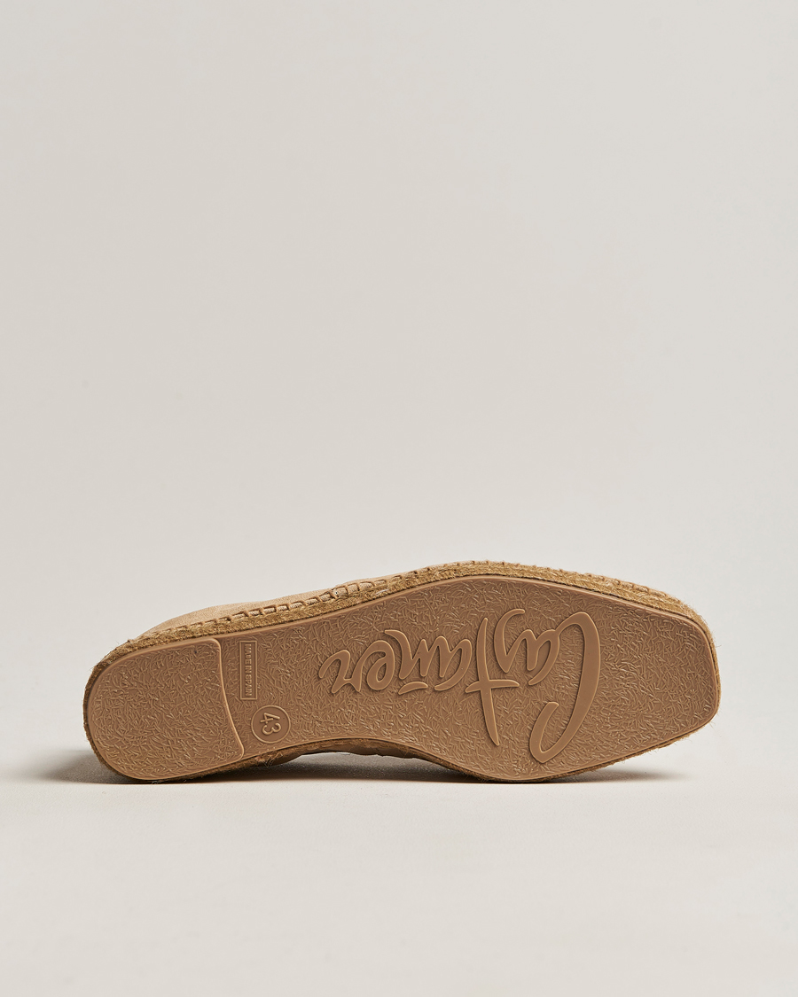 Uomini | Castañer Pablo Casual Suede Espadrilles Cream | Castañer | Pablo Casual Suede Espadrilles Cream