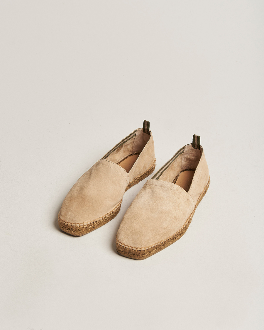 Uomini | Castañer Pablo Casual Suede Espadrilles Cream | Castañer | Pablo Casual Suede Espadrilles Cream