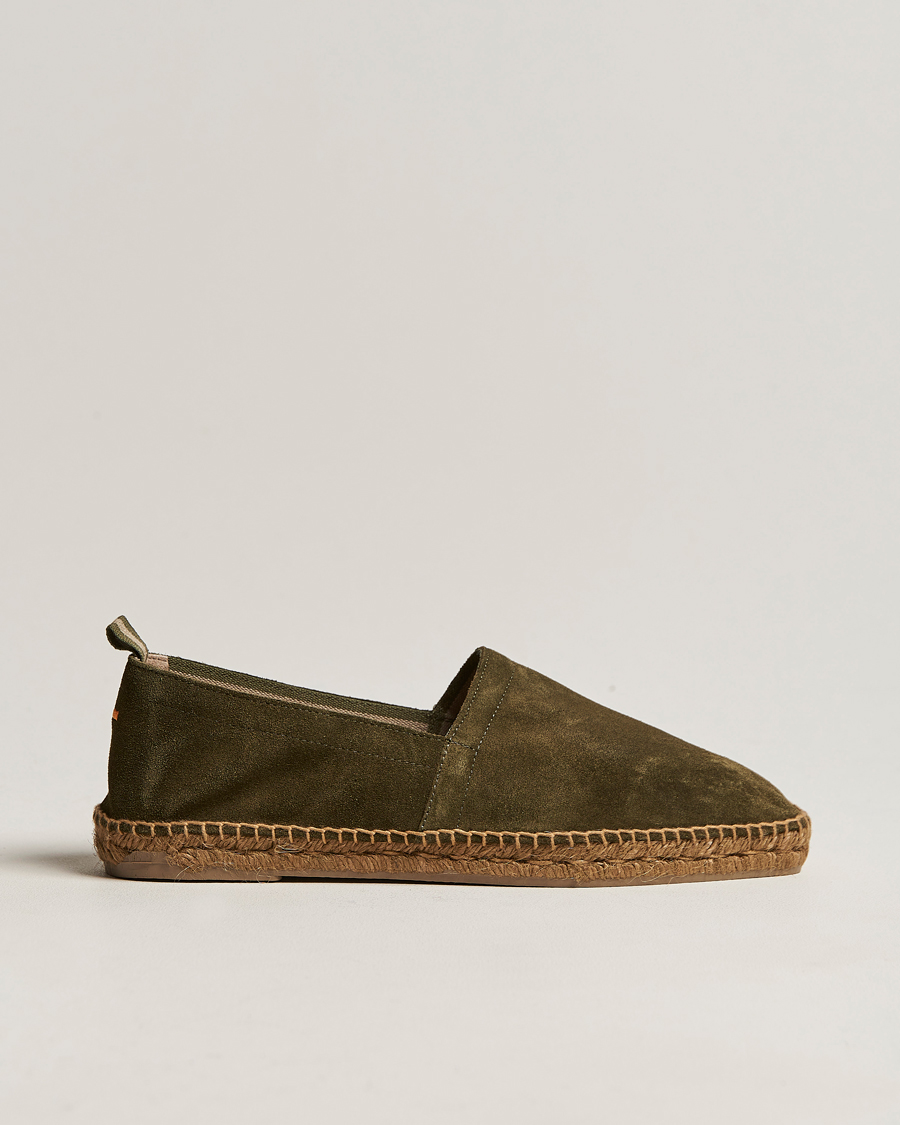 Uomini | Castañer Pablo Casual Suede Espadrilles Musgo | Castañer | Pablo Casual Suede Espadrilles Musgo