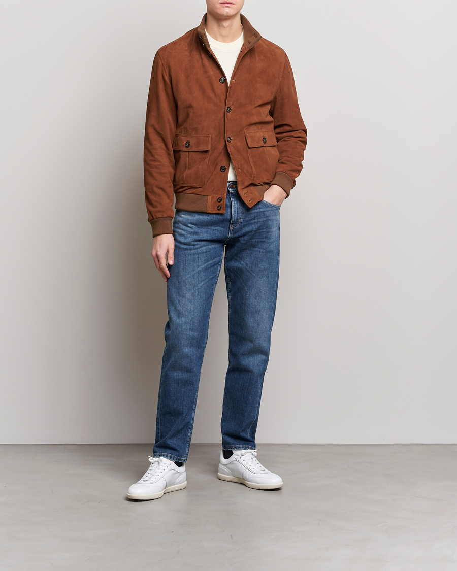 Uomini | Giacche | Valstar | Valstarino Suede Jacket Sandal