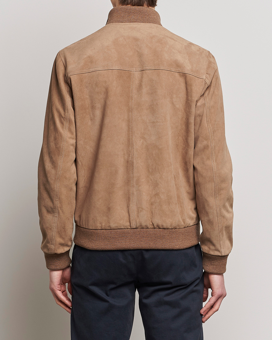 Uomini | Giacche | Valstar | Valstarino Suede Jacket Light Beige